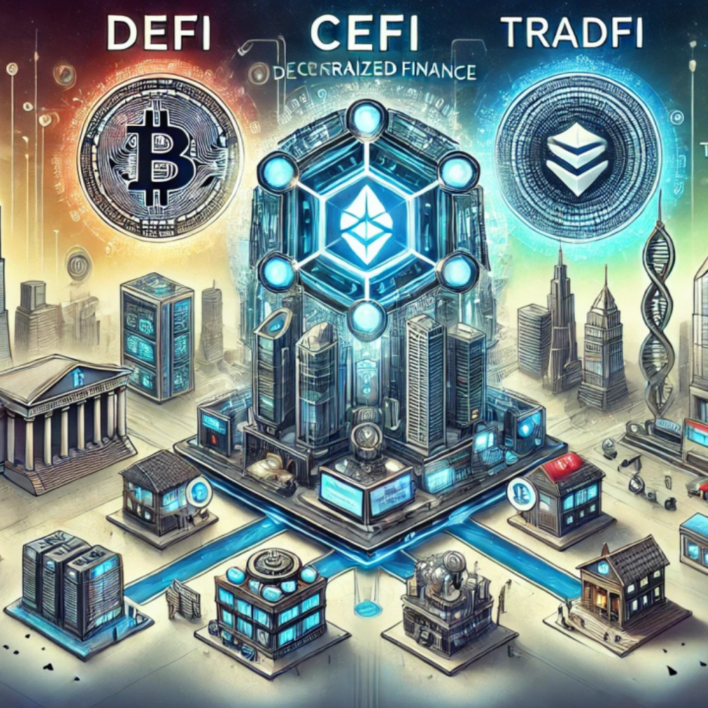 DeFi CeFi TradFi比较